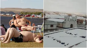 Las 4 razones que explican la ola de calor en Tierra del Fuego y la nieve en Jujuy