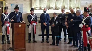 Reconocieron a los jueces Martín Bava y Juan Pablo Augé por su participación en Malvinas