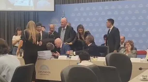 José Luis Espert y Carlos Castagneto casi se van a las piñas en el Congreso: "¿Quién sos? Hablame bien"