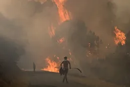 Impactantes incendios forestales en Europa