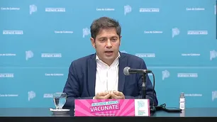 Axel Kicillof anunció la vuelta a las clases a partir del miércoles