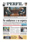 La tapa de diario PERFIL de este domingo 24 de mayo de 2020