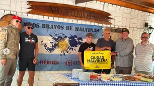 Malvinas: los veteranos argentinos y británicos suben juntos el Aconcagua