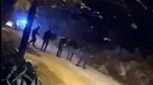 Facas, palos, piedras y balas de goma en una "fiesta" en Chivilcoy, con 7 policías heridos
