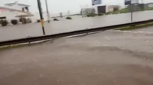 Parte de Mar del Plata quedó inundada tras un diluvio intenso de 7 minutos