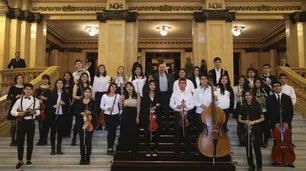 La Orquesta Aeropuertos Argentina festejó sus 10 años en el Teatro Colón