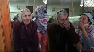 Destrozaron el panel plástico que un geriátrico puso para que los ancianos abracen a sus familiares