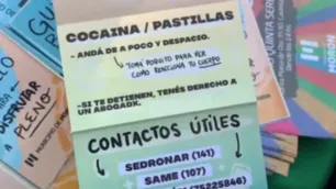 Polémica por un folleto sobre drogas de la Municipalidad de Morón: "Tomá poquito para ver cómo reacciona tu cuerpo"