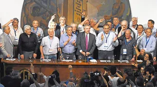 La CGT se mostró unida en apoyo al pacto social que propone Alberto F