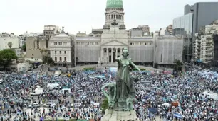 Aborto: marcha "celeste" en todo el país en rechazo del proyecto que será debatido en Diputados