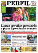 La tapa del DIARIO PERFIL de este domingo