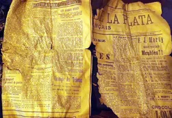 Encontraron trozos de un diario argentino de 1908 en la Cordillera de los Andes