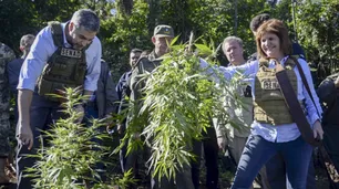Patricia Bullrich combate el narcotráfico pero no las faltas de ortografía