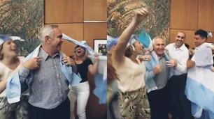 "Ya estoy listo": el hilarante video del embajador Marc Stanley alentando a la Scaloneta