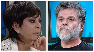 Volcánico cruce Alfredo Casero - Mónica Gutiérrez en la "Mesaza" de Mirtha Legrand