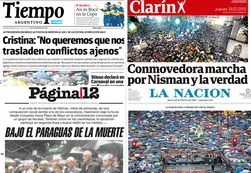 Cómo analizaron los diarios la movilización del #18F