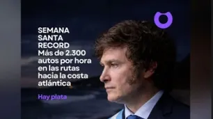 "Hay Plata": Milei posteó autoelogios (Semana Santa/pobreza) y las respuestas fueron 'menos elogiosas'