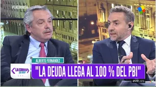 "¡No Luis!, eso no es así!", la respuesta de Alberto F a Majul por la valija de Antonini
