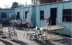 En la provincia de Buenos Aires empezaron las clases con 105 aulas container