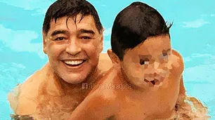 Diego Maradona reconoció y mantiene a tres hijos cubanos