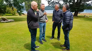Macri recibió a Rodríguez Larreta, Morales y Cornejo en Neuquén
