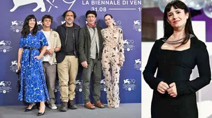 Griselda Siciliani acompañó la première de la película de Alejandro Iñárritu