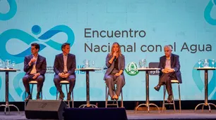 Malena Galmarini, Wado de Pedro y Gabriel Katopodis participaron del Encuentro Nacional con el Agua