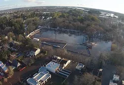 Llueve sobre mojado: alertan posibilidad de sudestada y empeoraría la inundación