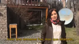 Cristina Kirchner acusó a Bonadio de "romper todo" en su casa de El Calafate