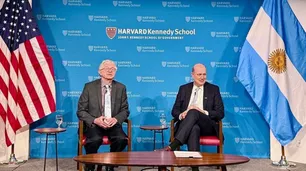 Sturzenegger fue a Harvard y se acordó de la famosa frase de Cristina Kirchner: "Chicos, esto no es La Matanza"