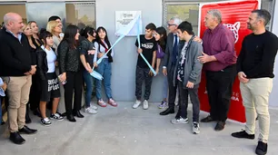 Tigre: Julio Zamora presentó la primera etapa de la renovación integral de la ESS N°9