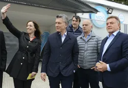 Macri en Villa Fiorito: "Si hay uno que se tira a chanta, lo pagamos todos"