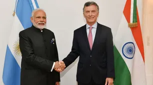 Macri recibió en Olivos al primer ministro de la República de la India