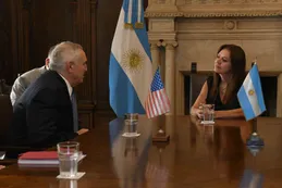Sandra Pettovelo se reunió con el embajador de EE.UU, Marc Stanley