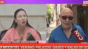 C5N entrevistaba a un casual 'vecino de Congreso', pero al movilero se le escapó el nombre y terminaron en memes