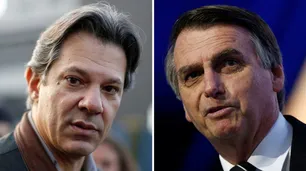 Cerraron los comicios: Bolsonaro pide "luchar" hasta último momento, Haddad se muestra confiado