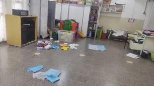 Bronca en Ciudad Evita: robaron en un jardín de infantes y destruyeron todo