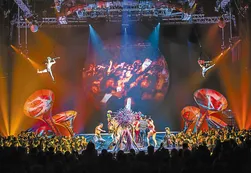 Show business y política en el Luna Park por Soda Stereo