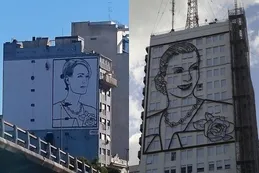 El mural de House of Cards sobre la 9 de Julio sorprendió a los porteños