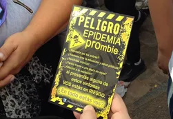 Zombies anti-PRO atemorizaron a fans de Violetta