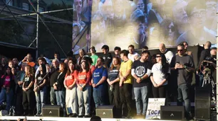 "Desprecio institucional": la comunidad universitaria leyó su documento en Plaza de Mayo y le exigió a la Corte que intervenga