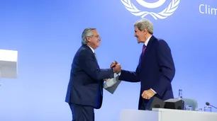 Con Joe Biden en el panel, Alberto Fernández cerró su tercer discurso