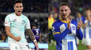 Lautaro Martínez fue campeón con el Inter y Alexis Mac Allister se despidió del Brighton