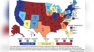 El mapa de Trump y Biden para ganar las elecciones en Estados Unidos