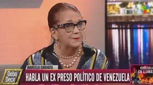 Un ex preso político venezolano cruzó a Alicia Castro: "Si le gustan las dictaduras la felicito, a mí no"