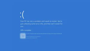 Apagón informático: qué hay que hacer si aparece la pantalla azul de Microsoft Windows