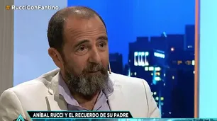 Aníbal Rucci: "Mi viejo era combativo y hoy estaría del lado de Moyano"