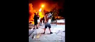 Video: el hijo del ex líder de los Monos celebrando Navidad a los tiros con un FAL