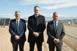 Manuel Adorni inauguró el Parque Solar "El Quemado" en Mendoza, el primer proyecto bajo el RIGI