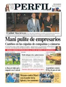 La tapa de Diario PERFIL de este domingo